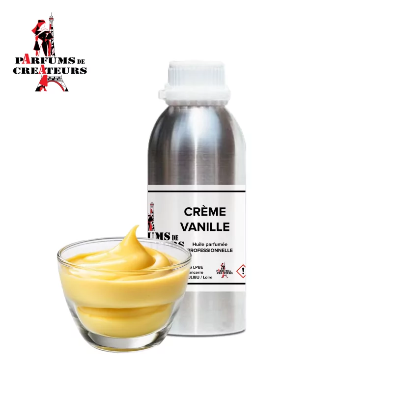 Crème vanille Huile parfumée pure pro - Parfums de Créateurs