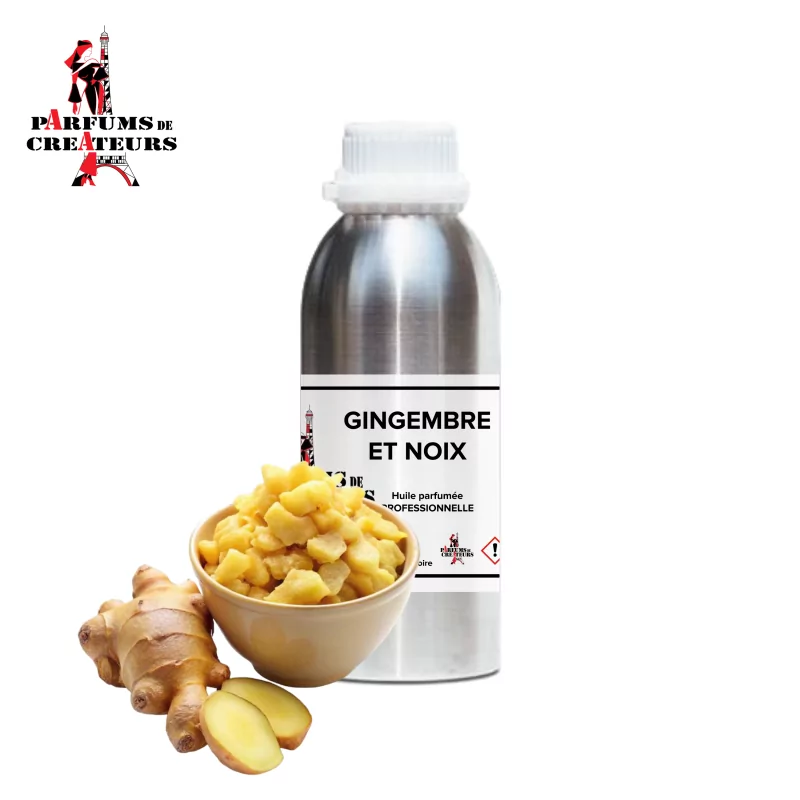 Gingembre et noix Huile parfumée pure pro - Parfums de Créateurs Gingembre et noix Huile parfumée pure pro - Parfums de Créateurs