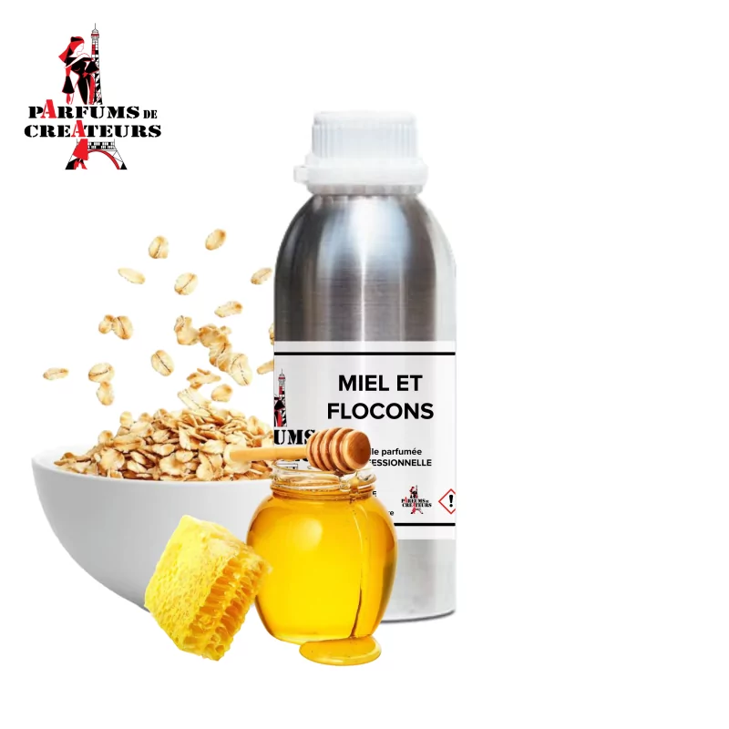 Miel et flocons d'avoine Huile parfumée pure pro - Parfums de Créateurs Miel et flocons d'avoine Huile parfumée pure pro - Parfums de Créateurs