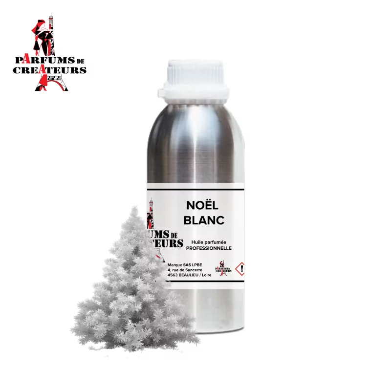 Noël blanc Huile parfumée pure pro - Parfums de Créateurs