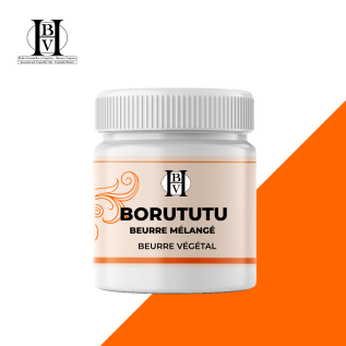 karité jaune au Borututu beurre végétal (Beurre composé) - HBV Beurres