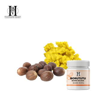 Yellow shea butter with Borututu vegetable butter (Compound butter) - HBV Butters