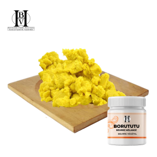 Gelbe Sheabutter mit Borututu-Pflanzenbutter (Compound-Butter) - HBV Butters