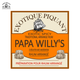 L’Exotique Piquant — infusion pour boisson aromatisée (Papa Willy'S)