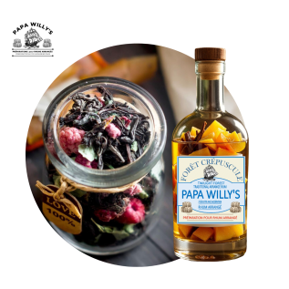 Infusión de bebida con sabor a bosque crepuscular (Papa Willy's)