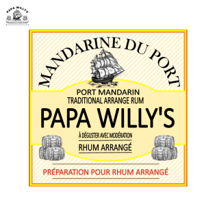 Mandarine du Port - Préparation pour rhum arrangé (Papa Willy’s)