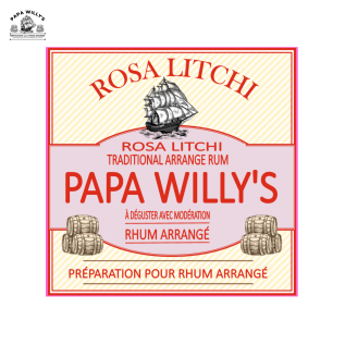 Rosa Litchi — infusion for flavored drinks (Papa Willy's)