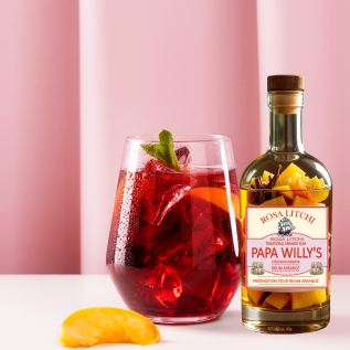 Rosa Litchi — infusion pour boisson aromatisée (Papa Willy'S)