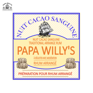 Nuit Cacao Sanguine — infusion pour boisson aromatisée (Papa Willy'S)
