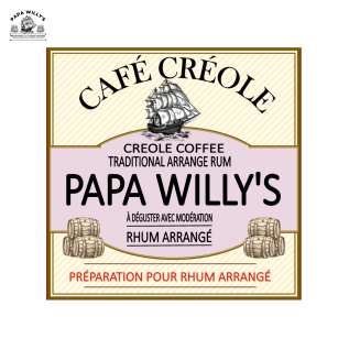 Café Créole — infusion pour boisson aromatisée (Papa Willy'S)