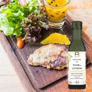 Vinaigre au thym et citron - Les Rouleux