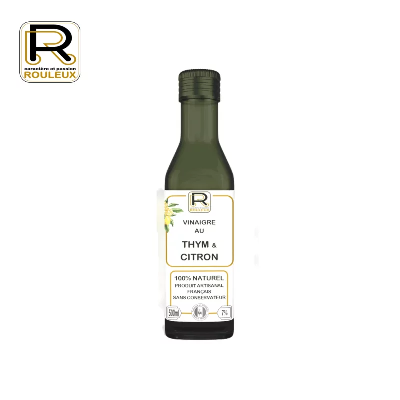 Vinaigre au thym et citron - Les Rouleux Vinaigre au thym et citron - Les Rouleux
