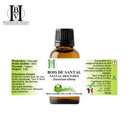 Indian Sandalwood, wood, essential oil (Santalum album) – HBV HE