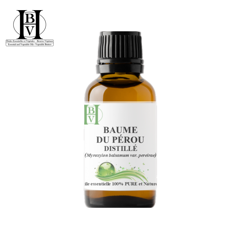 Baume du Pérou, huile essentielle (Myroxylon balsamum var. pereirae) – HBV HE Baume du Pérou, huile essentielle (Myroxylon balsamum var. pereirae) – HBV HE