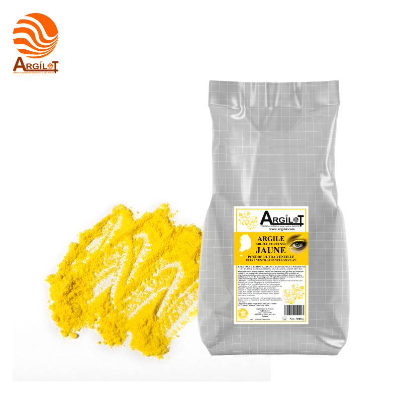 Arcilla amarilla coreana ultrafina – Argilot Arcilla amarilla coreana ultrafina – Argilot