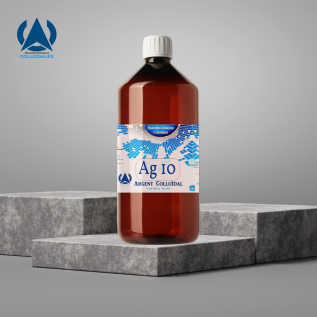 colloidal silver 10 ppm glass bottle
