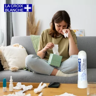 Inhalador en barra para alergias estacionales