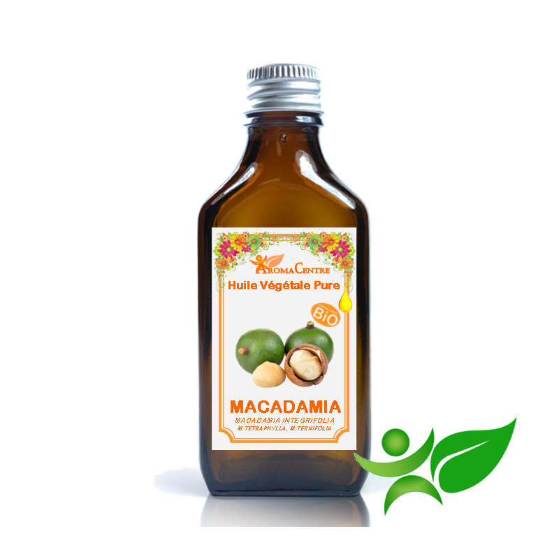 Macadamia BiO, Huile végétale pure (Macadamia integrifolia) - Aroma Centre
