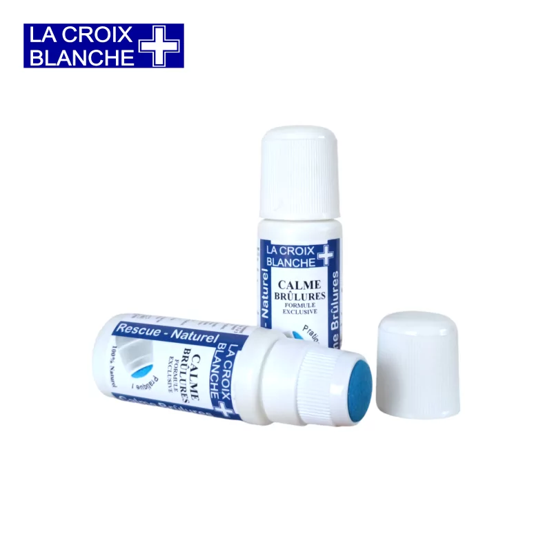Stop Brûlures légères - flacon tampon applicateur - La Croix Blanche