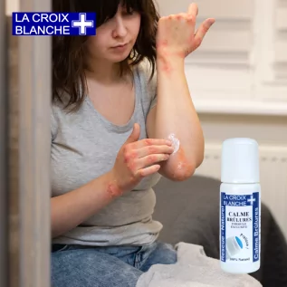 Stop Light Burns - applicator pad bottle - La Croix Blanche