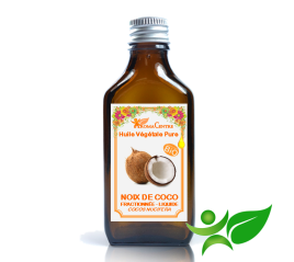 Noix de Coco BiO Fractionnée, Huile végétale pure (Cocos nucifera) - Aroma Centre