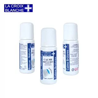 Stop Brûlures légères - flacon tampon applicateur - La Croix Blanche