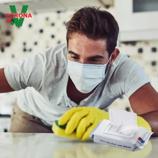 Lingettes désinfectantes surfaces - Corona V