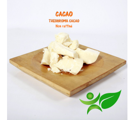 Cacao BiO - Non raffiné, beurre végétal (Theobroma cacao) - Aroma Centre