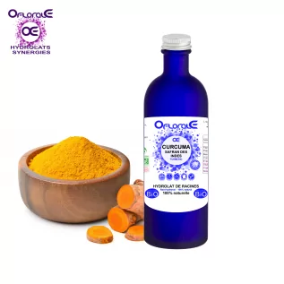 Curcuma racine BiO - Safran des Indes, Hydrolat (Curcuma longa) - OFLORALE