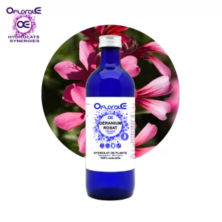Rosat Geranium, Hydrolat (Pelargonium roseum) - OFLORALE