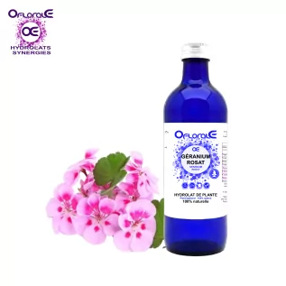 Géranium Rosat, Hydrolat (Pelargonium roseum) - OFLORALE