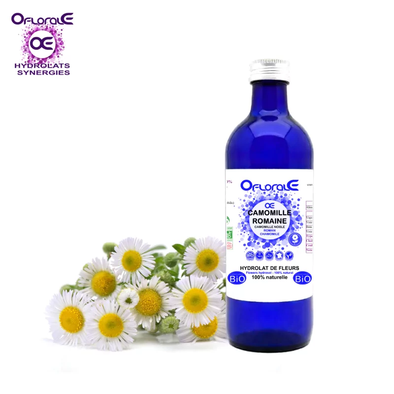 Roman chamomile flower Organic, Hydrosol (Anthemis nobilis) - OFLORALE Roman chamomile flower Organic, Hydrosol (Anthemis nobilis) - OFLORALE