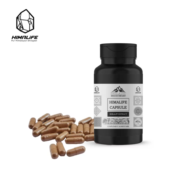 Gélules d'Extrait de Shilajit 500mg - Himalife Gélules d'Extrait de Shilajit 500mg - Himalife