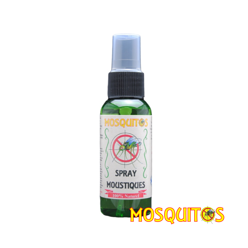 Spray adulte contre les moustiques 100% naturel - Mosquitos