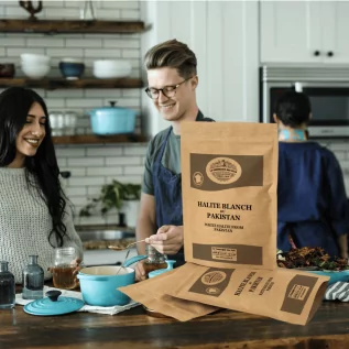 Fine white Halite salt (Pakistan) - La Compagnie des Sels