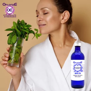 Hoja de palmarosa, hidrosol (Cymbopogon martinii var. Motia) - OFLORALE