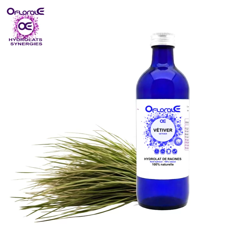 Vétiver racine, Hydrolat (Vetiveria zizanoides) - OFLORALE Vétiver racine, Hydrolat (Vetiveria zizanoides) - OFLORALE