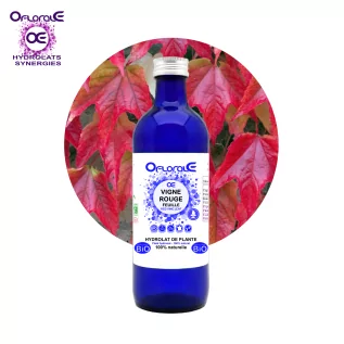 Hoja de vid roja Origen orgánico*, Hidrosol (Vitis vinifera var. tinctoria) - OFLORALE