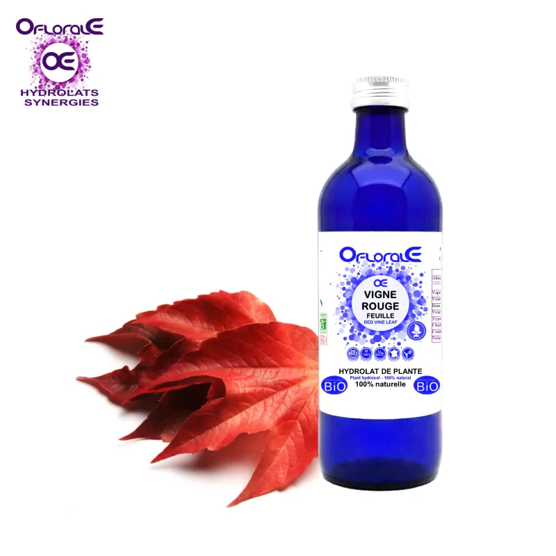Hoja de vid roja Origen orgánico*, Hidrosol (Vitis vinifera var. tinctoria) - OFLORALE Hoja de vid roja Origen orgánico*, Hidrosol (Vitis vinifera var. tinctoria) - OFLORALE