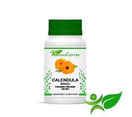 Calendula (Souci) Fleur, gélule (Calendula officinalis) 200mg - Aroma  Centre Choix 60 gélules