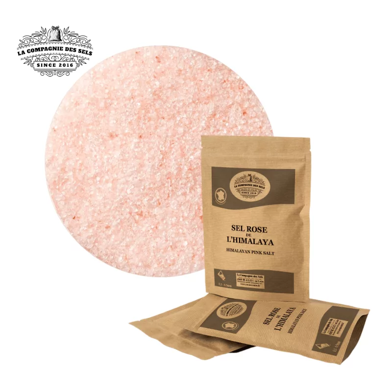 Sal rosa del Himalaya - Extra Fina 0,3 - 0,5mm - La Compagnie des Sels