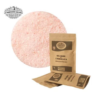 Himalayan pink salt - Extra Fine 0.3 - 0.5mm - La Compagnie des Sels