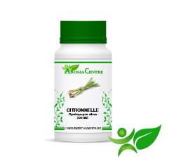 Citronnelle - Partie aérienne, gélule (Cymbopogon citratus) 230mg - Aroma Centre