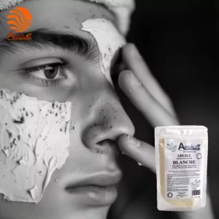 Mascarilla de arcilla blanca ultra ventilada en polvo francés - Argilot