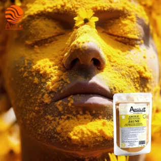 Mascarilla de arcilla amarilla ultra ventilada en polvo francés - Argilot