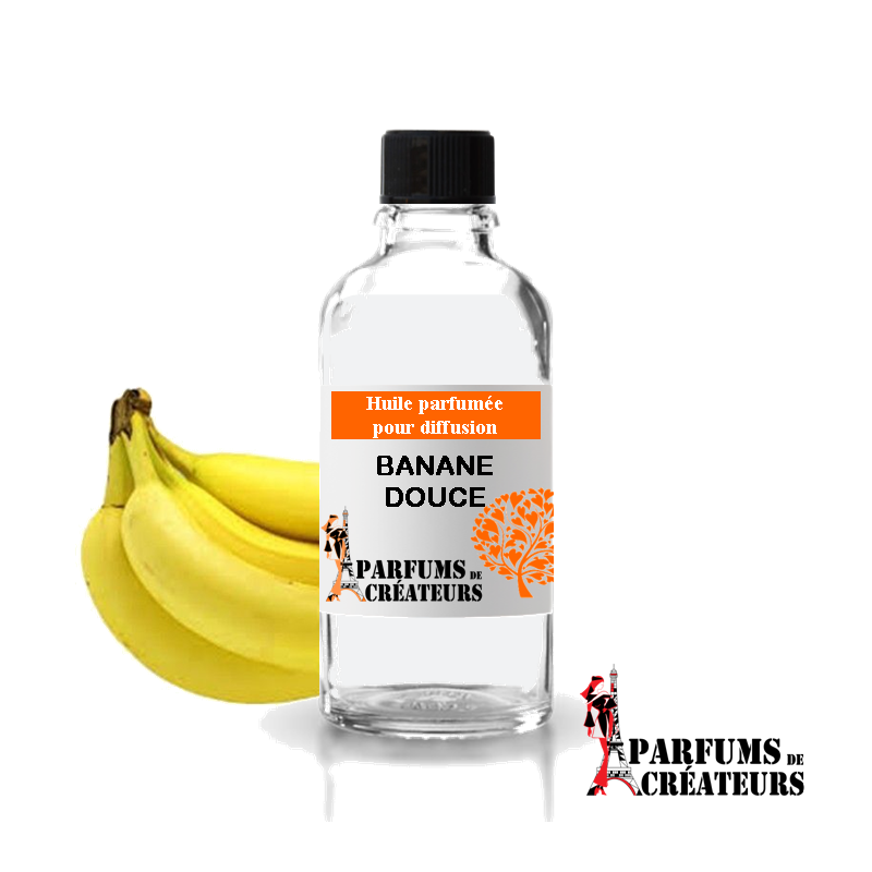 Banane, Huile parfumée spéciale pour diffusion 10ml - Parfums de Créateurs