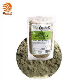 Polvo de arcilla verde oliva australiana - Argilot