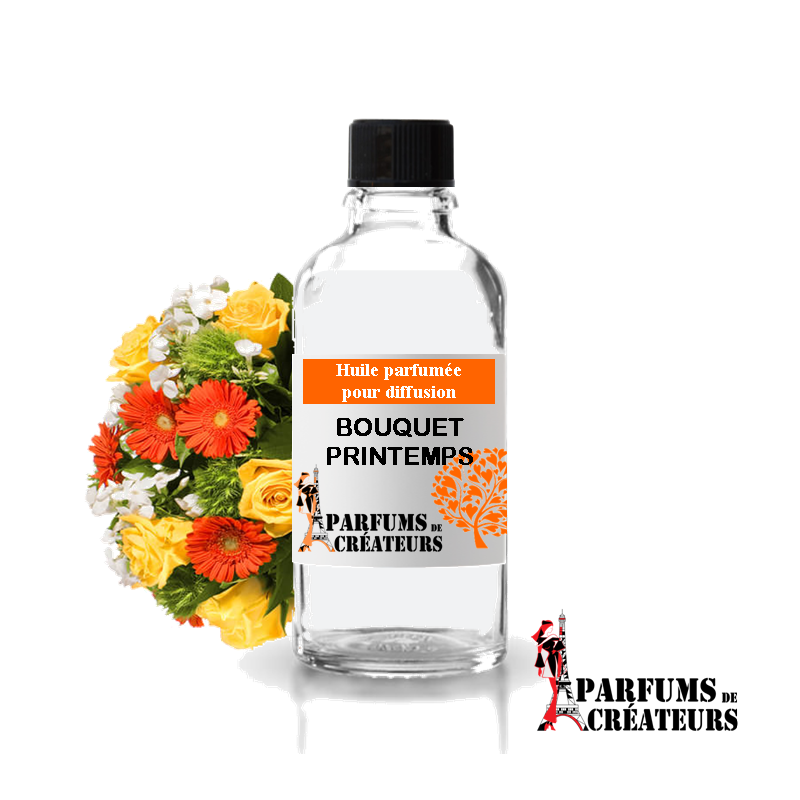 Bouquet printanier, Huile parfumée spéciale pour diffusion 10ml - Parfums de Créateurs