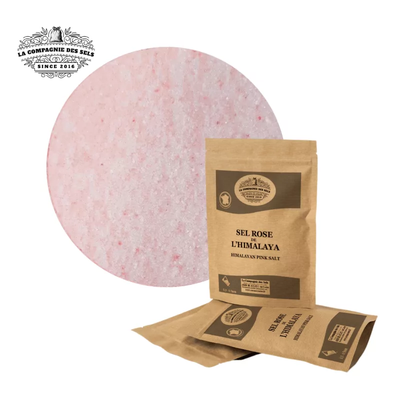 Sel rose de l'Himalaya - Fin 0.5 - 0.7mm - La Compagnie des Sels