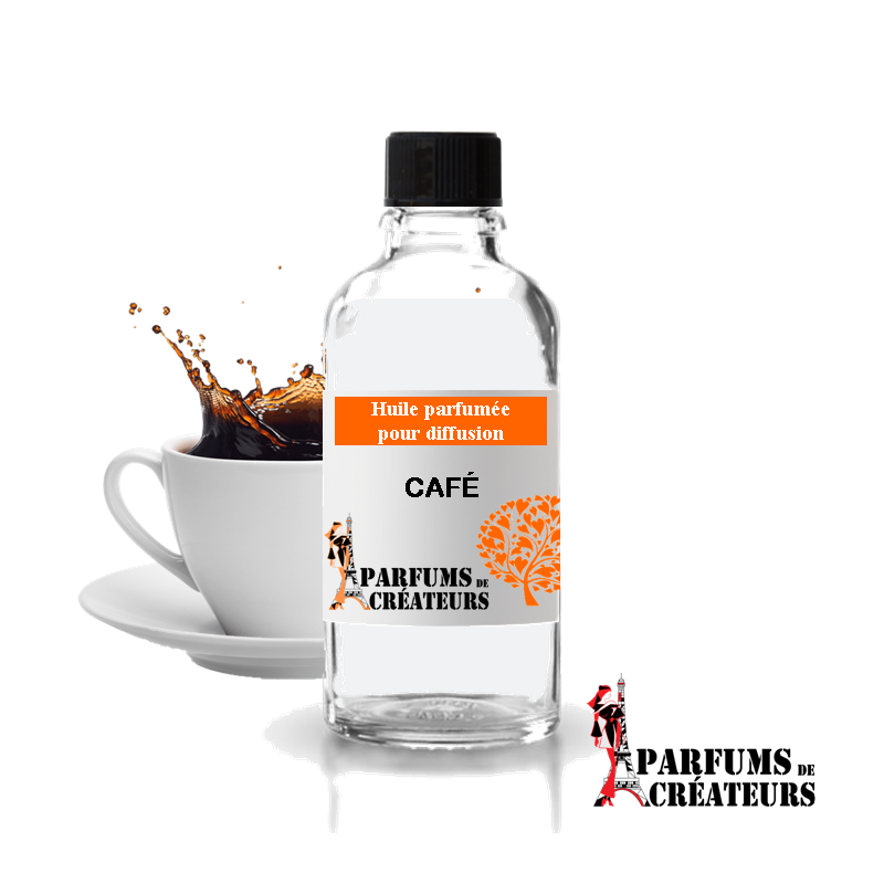 Café, Huile parfumée spéciale pour diffusion 10ml - Parfums de Créateurs